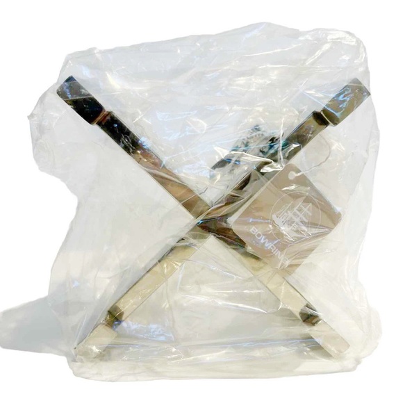 Bowring Spectra Hurricane Glass Candle Holder Lamp Vase Silver Stand 10.25 inch - Picture 5 of 12